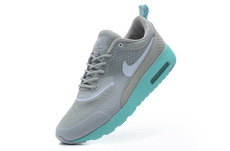 Nike Air Max Shoes Womens Gray/Blue-Green Online